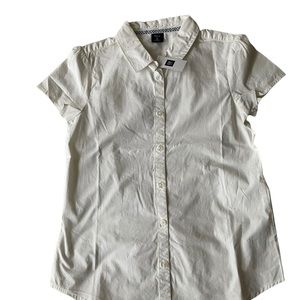 GAP short sleeve shirt for girls white NEW